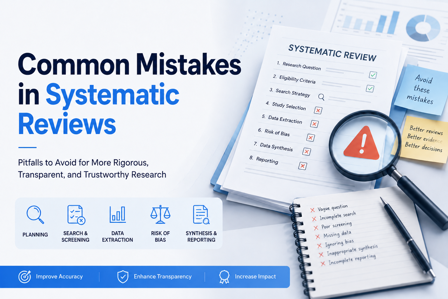Common Mistakes in Systematic Reviews and How to Avoid Them
