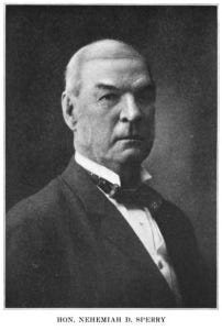 U. S. Congressman Nehemiah Day Sperry [1827-1911]
