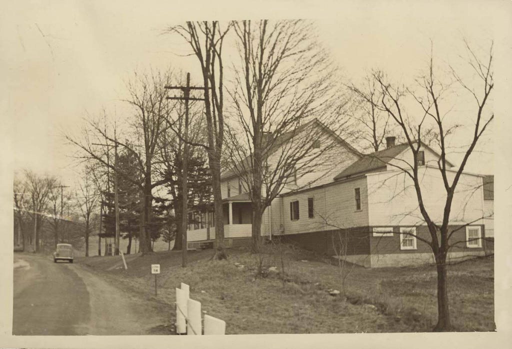 Clover Hill Farm house - WPA Survey