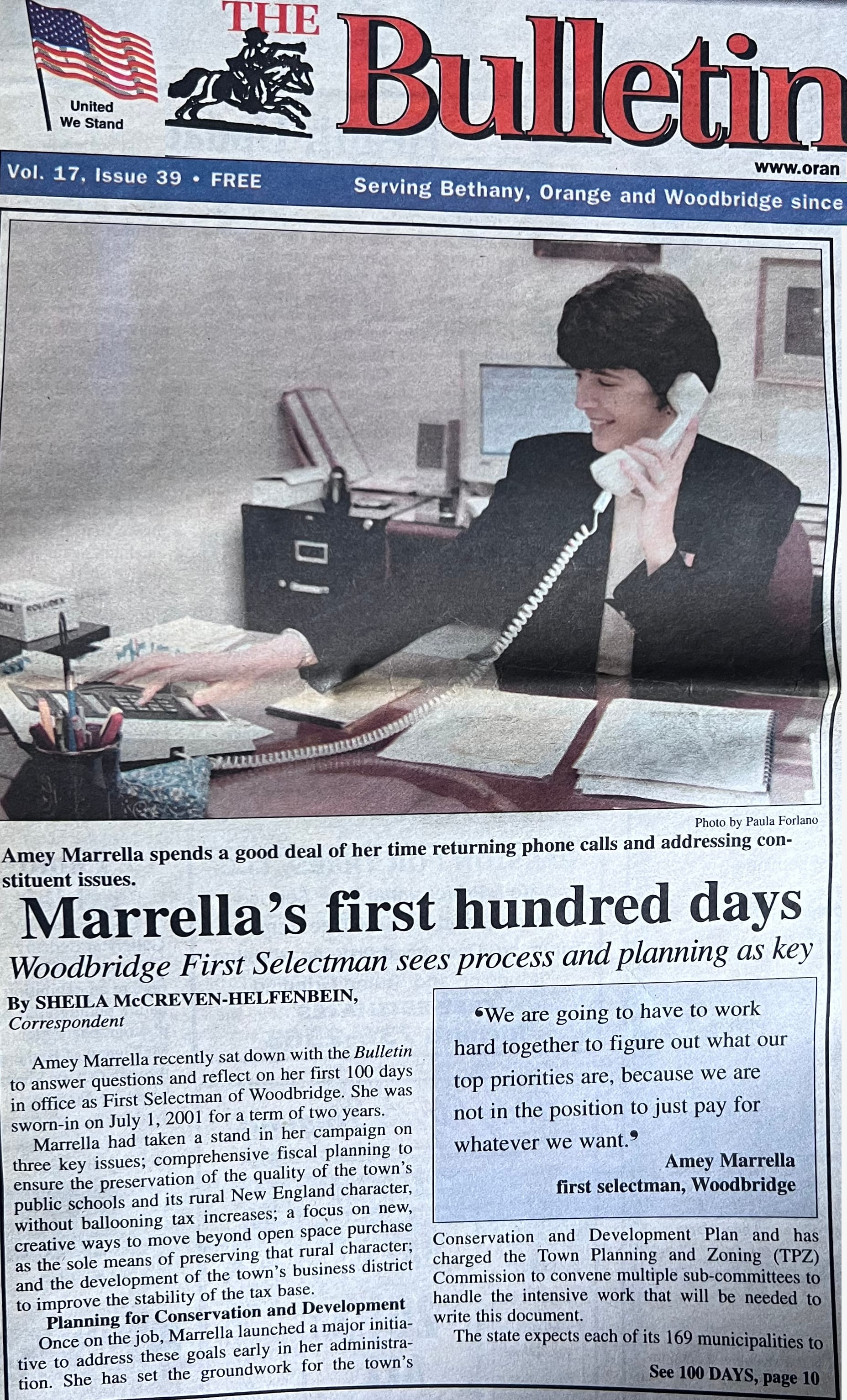 Front page 2001-10-04