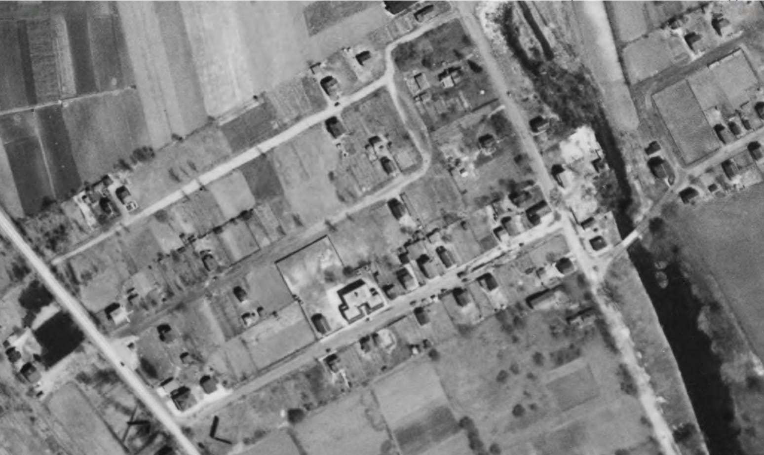 Close-up of Lucy Street, 1938