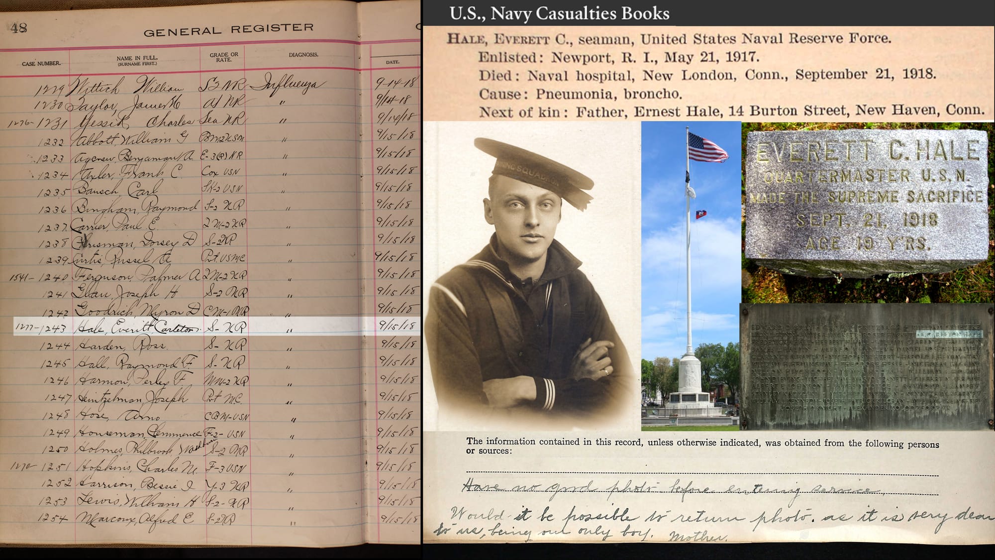 Everette Hale scrapbook image