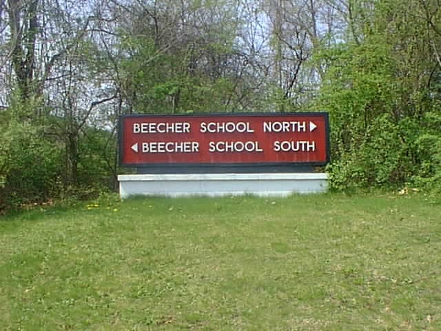 Old Beecher sign