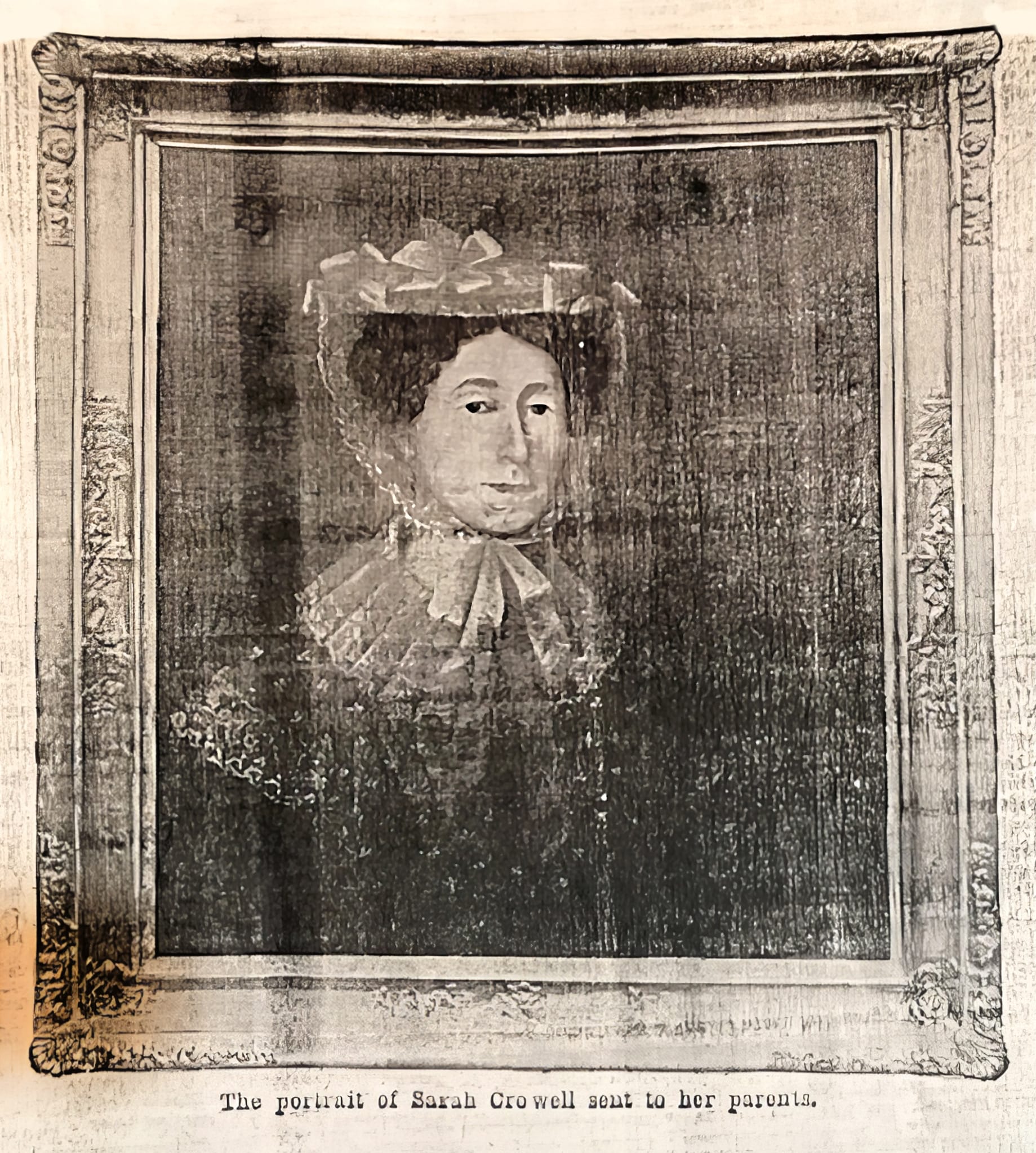 Oil painting of Sarah Cowell