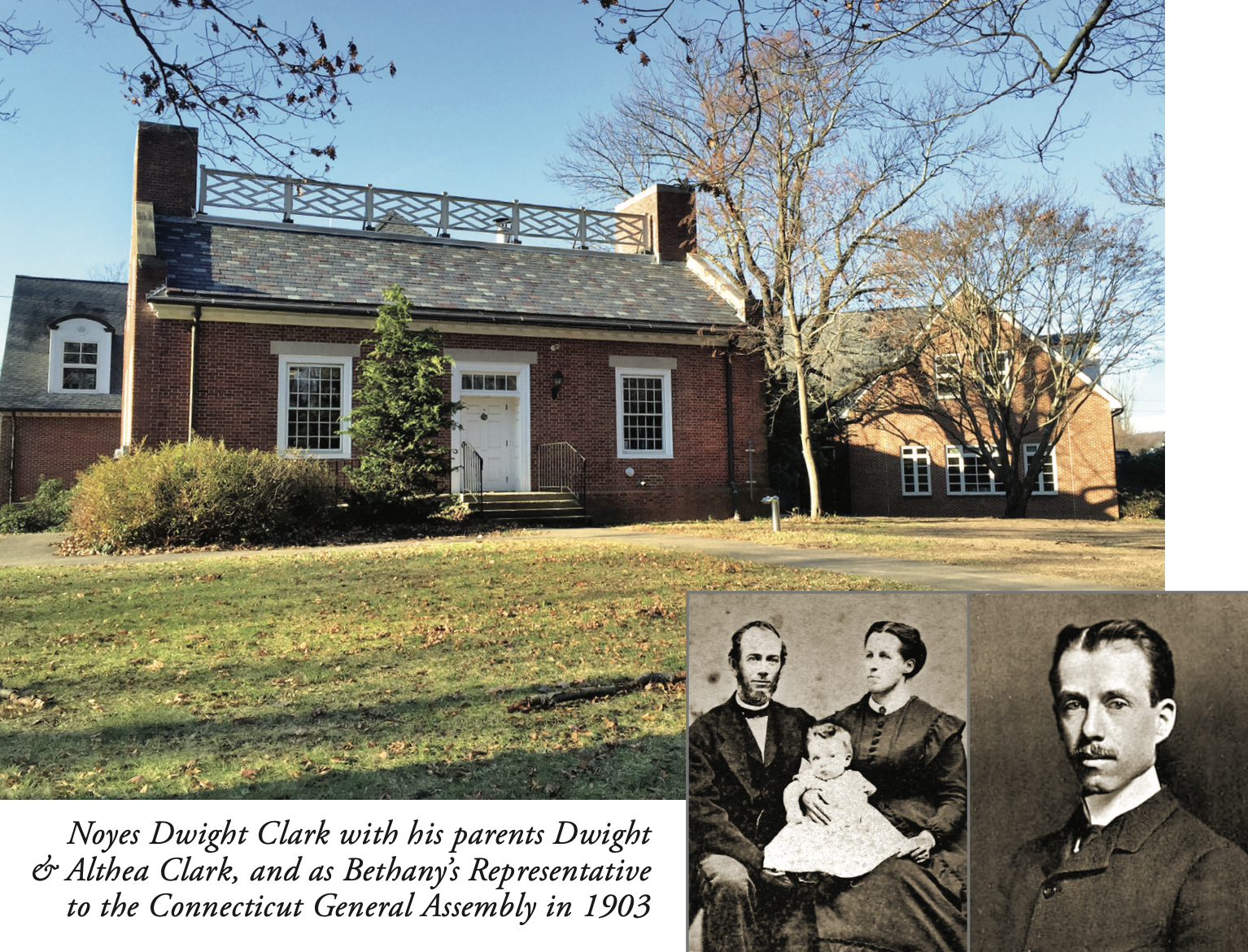 Woodbridge Library and Clark family