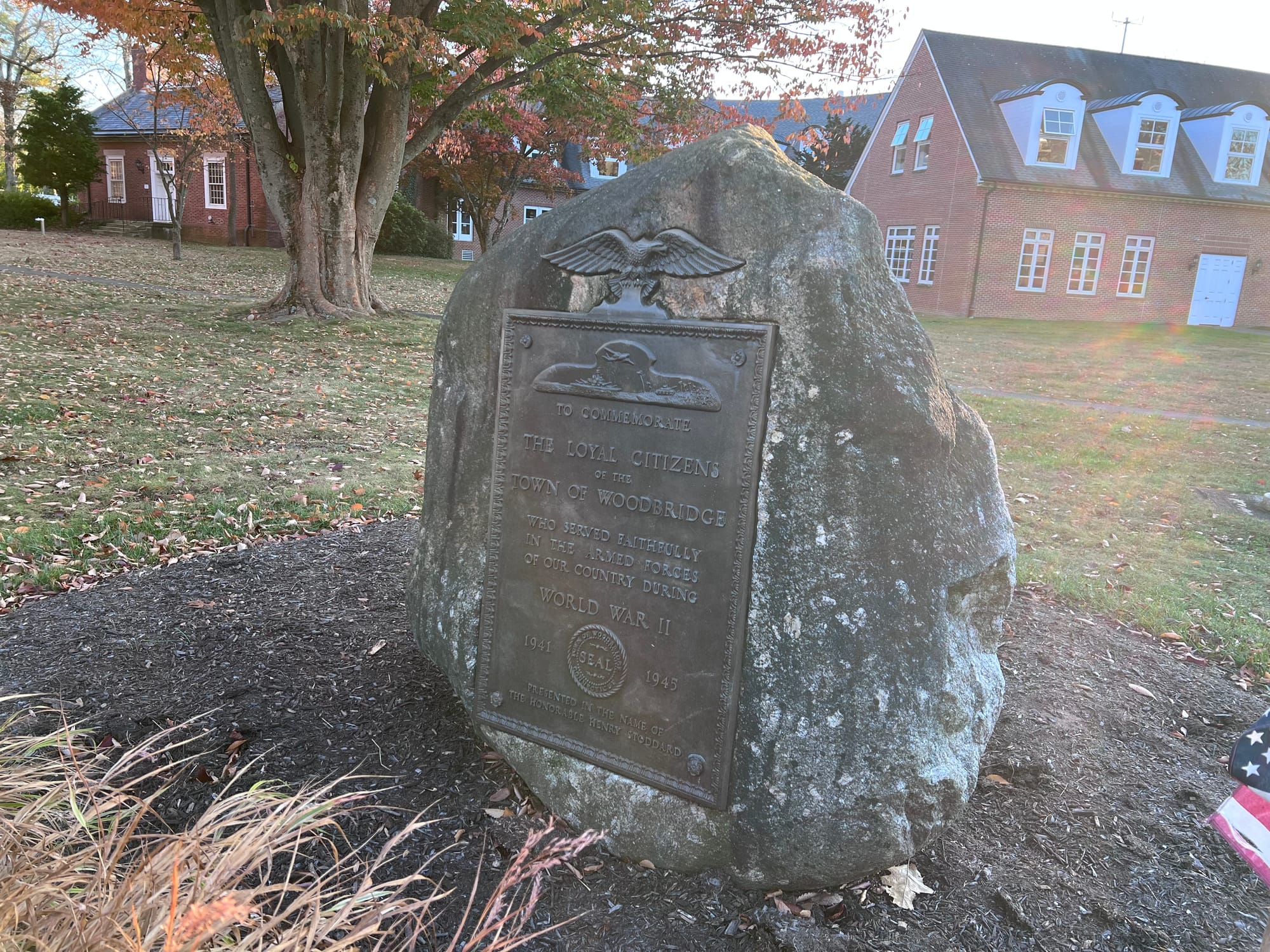 Woodbridge WWII monument
