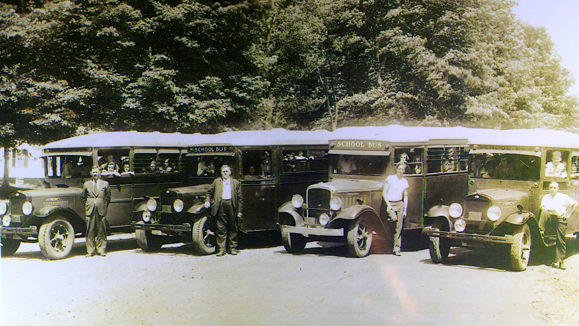 Bus drivers 1936