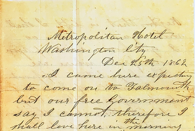A Civil War Story: Correspondence Between a Woodbridge Father & Son