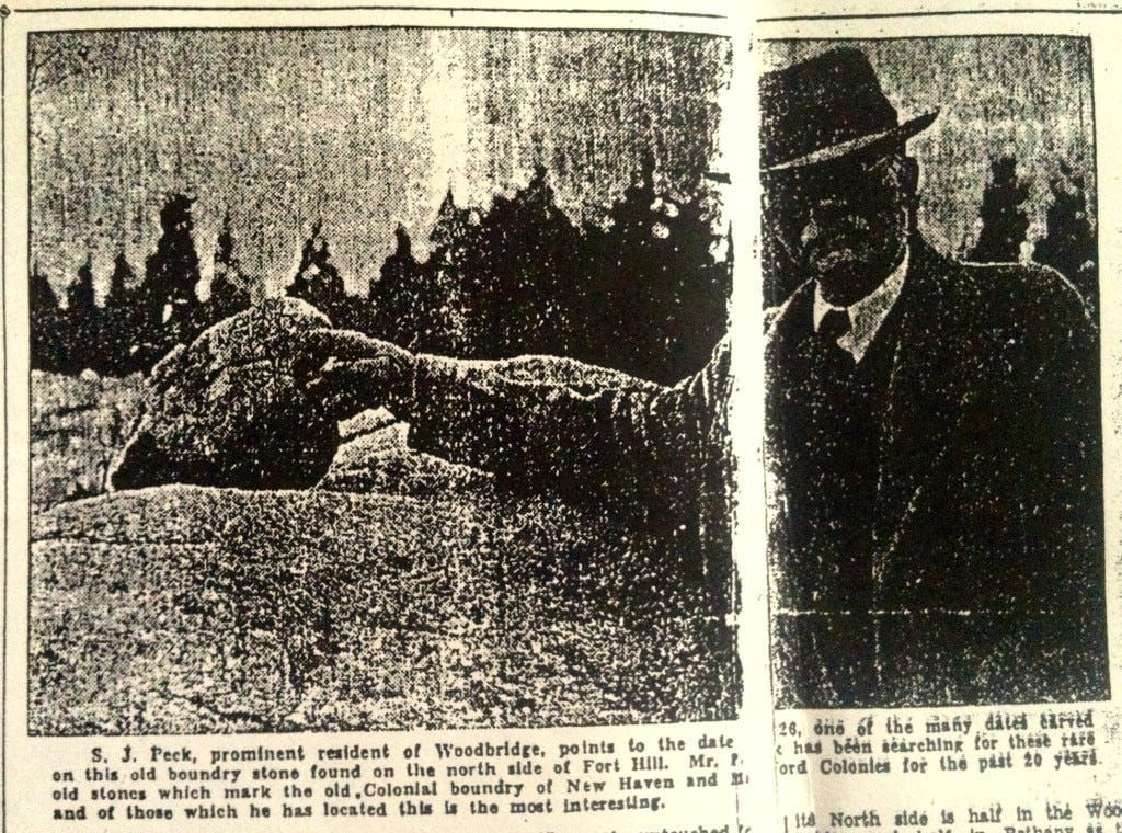 Ancient Boundary Markers: Where two colonies met in old Woodbridge