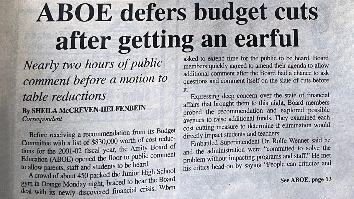 ABOE defers budget cuts after getting an earful