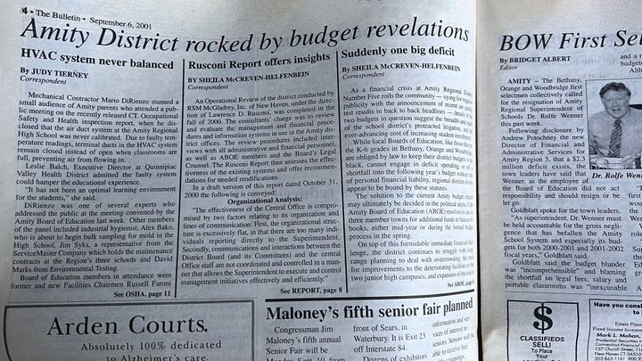 09-06-2001 edition of Orange Bulletin