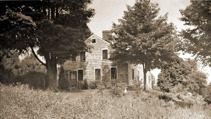 Farm house located at 1029 Johnson Road in Woodbridge, in its better days.