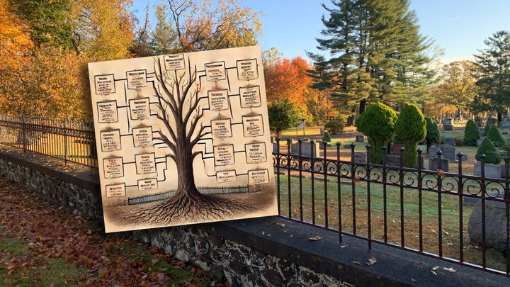 Eastside cemetery in Woodbridge, Connecticut