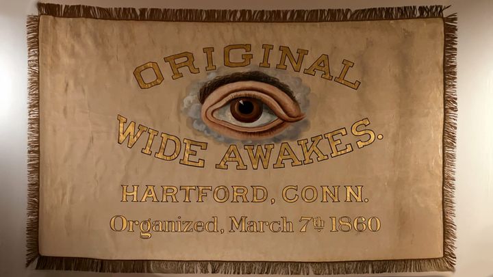  Wide Awakes banner, circa 1860