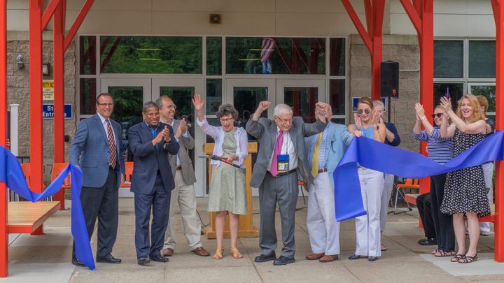 Ribbon cutting photo