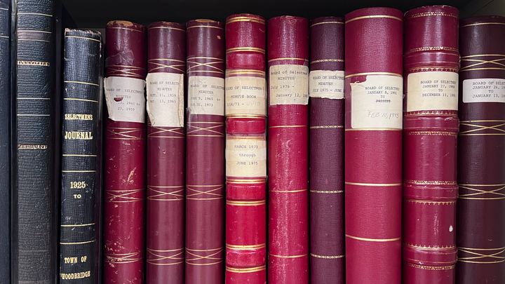 Woodbridge Board of Selectmen Record Books 