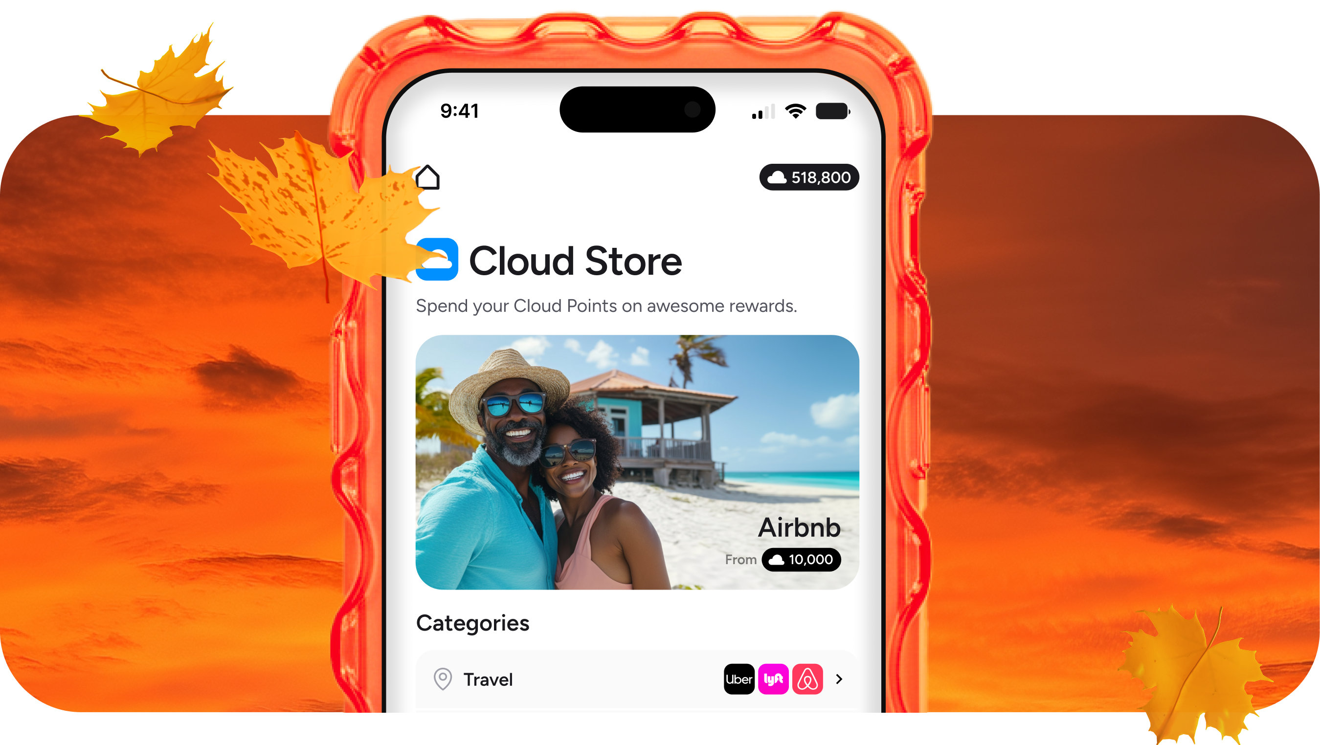 Cloud Store: Spend your Cloud Points on awesome rewards.