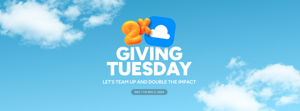 Giving Tuesday: Let's Team Up and Double the Impact. Dec 1 to Dec 3, 2025