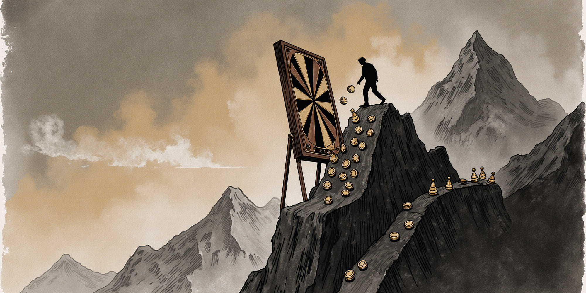 Playing plinko on wrong mountain
