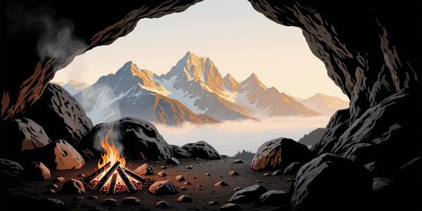 First view from the Cave