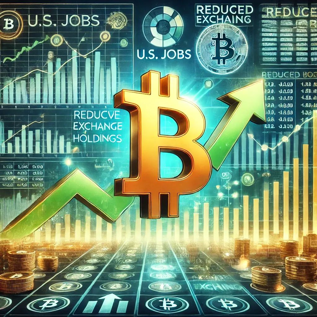 Bitcoin Price Rebounds on Positive U.S. Jobs Data and Reduced Exchange Holdings