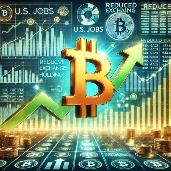 Bitcoin Price Rebounds on Positive U.S. Jobs Data and Reduced Exchange Holdings