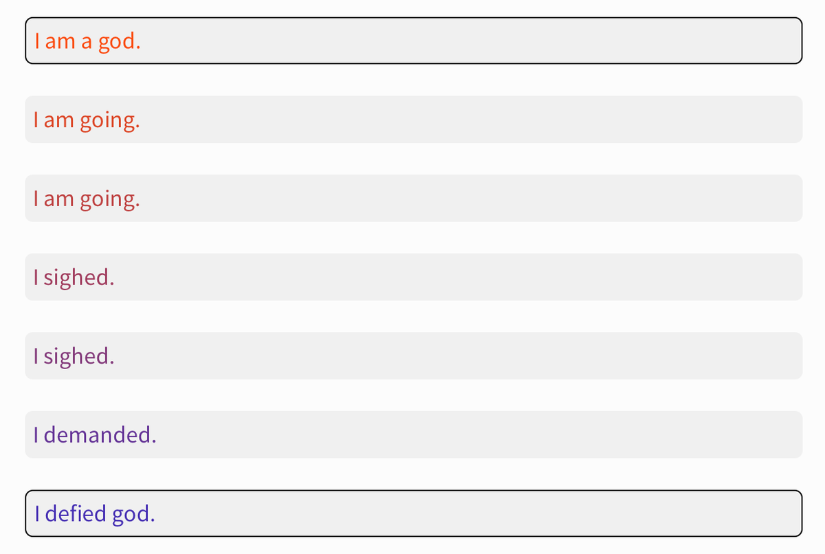 An Oracle of Sentence Gradients