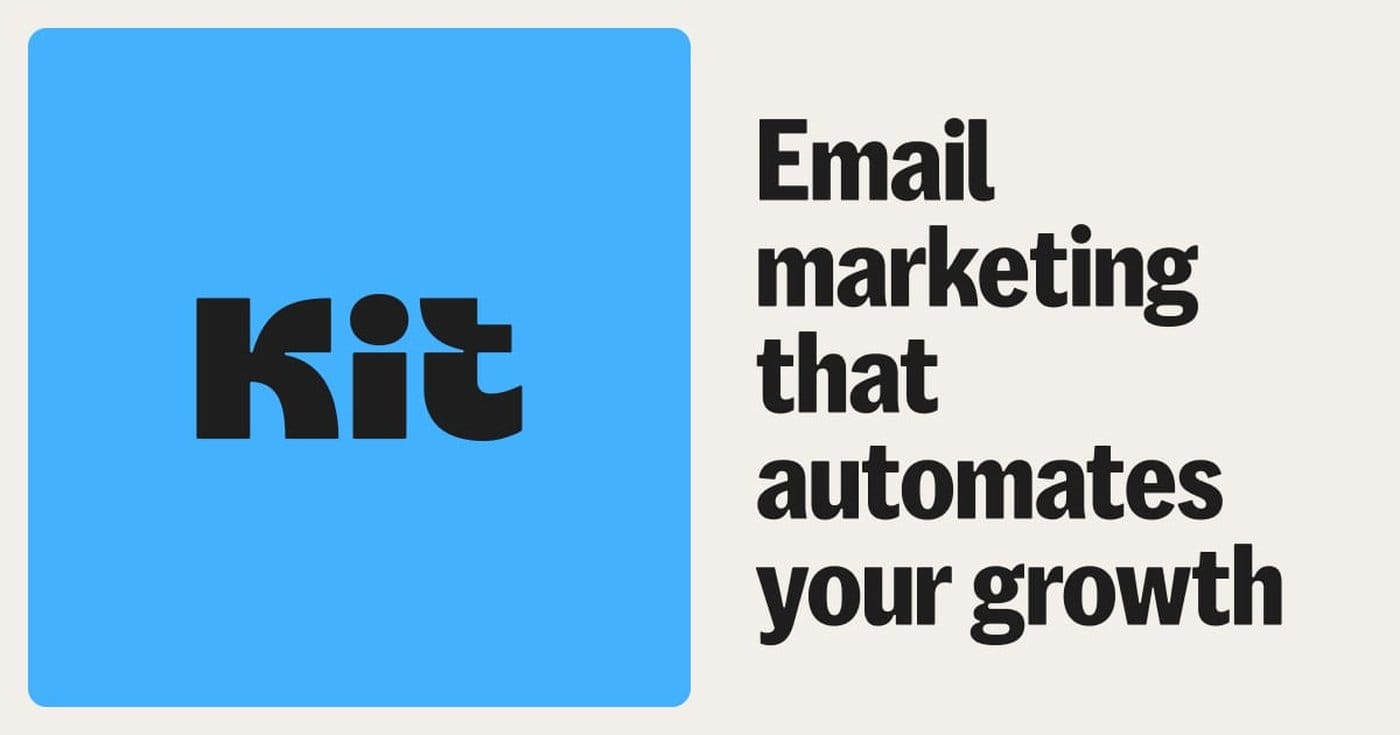 Kit creator email newsletter product UI