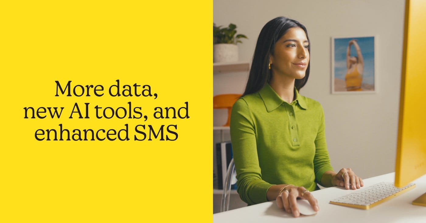 Mailchimp email marketing automation product UI