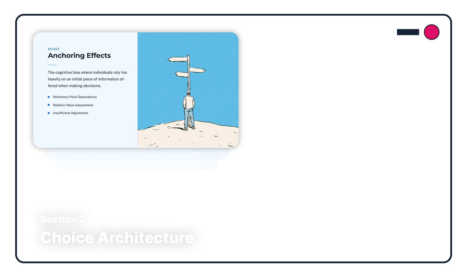 Prezi spatial presentation product UI with stacked content cards