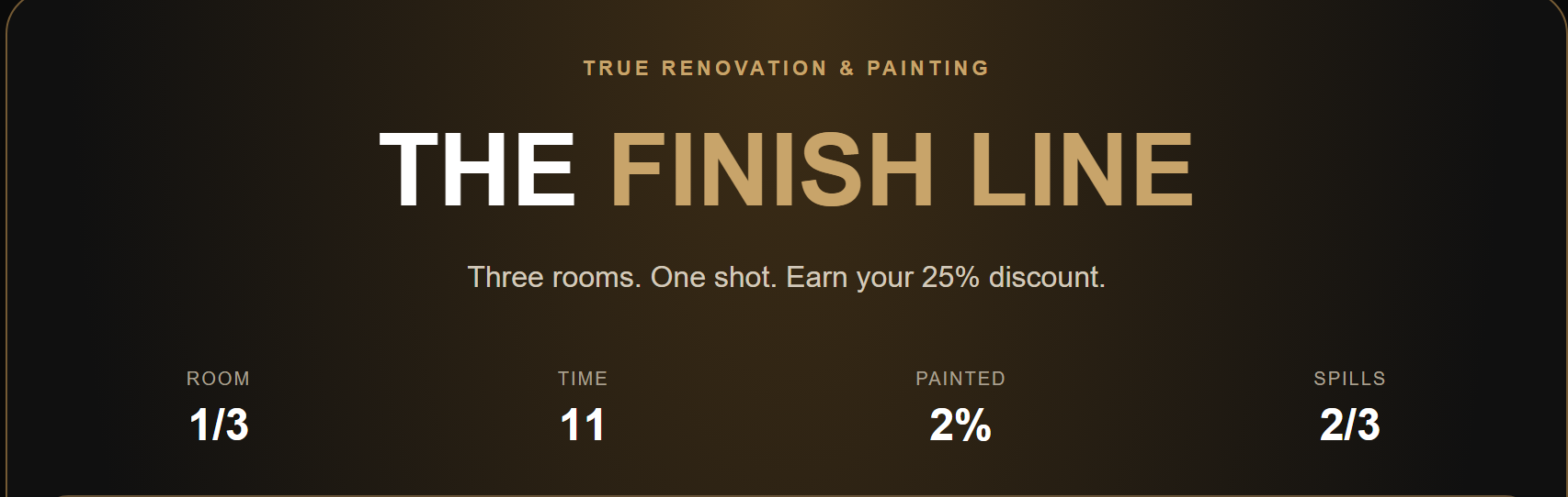 Play to win 25% off