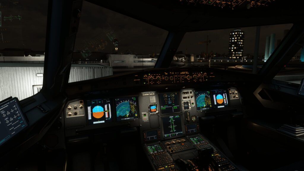 FlyByWire Previews New Realistic Lighting for the A32NX