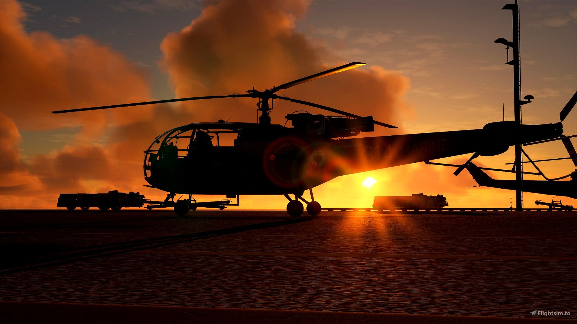 Taog's Hangar veröffentlicht Alouette III für Microsoft Flight Simulator