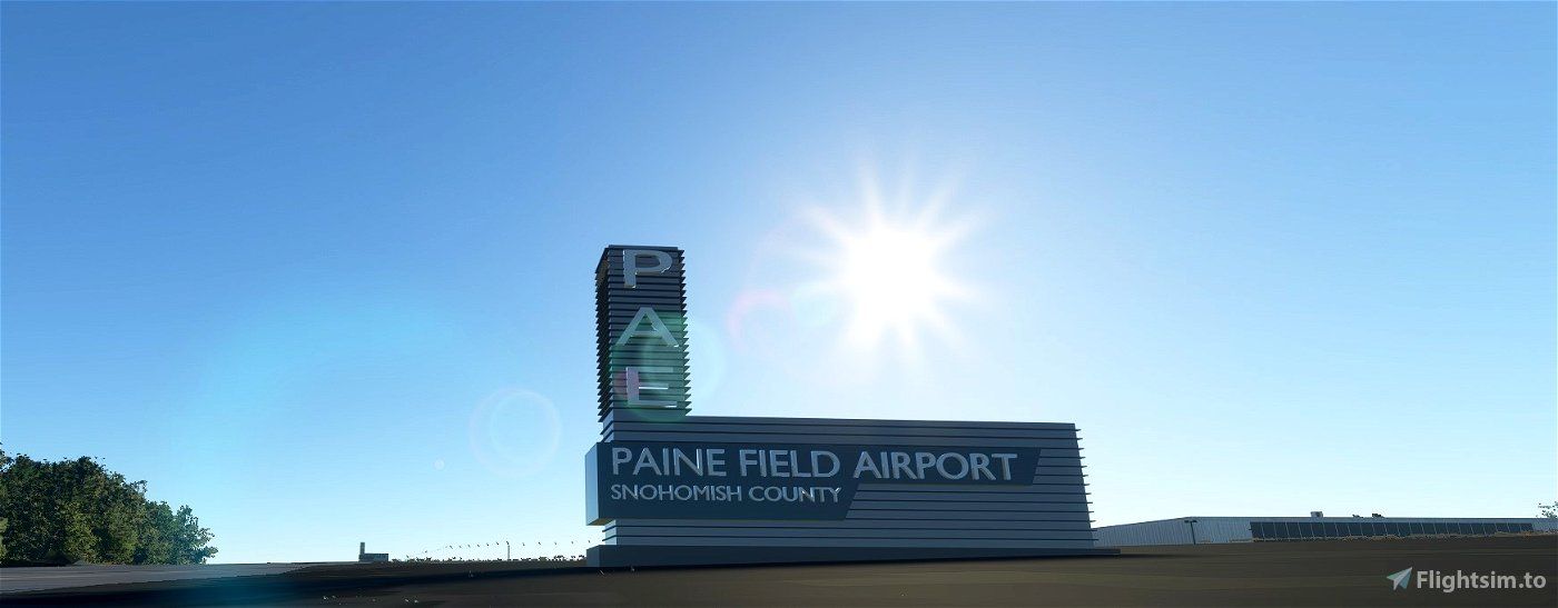Paine Field, Everett - New revisions to Freeware Airfield