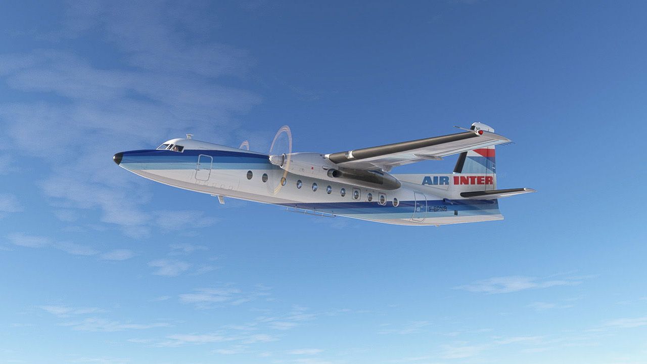 Fokker F27-MK 500 Freeware disponible pour Microsoft Flight Simulator 2020