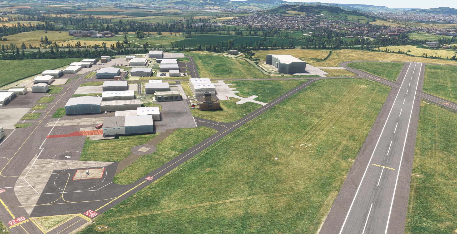 L'aéroport de Gloucester reçoit une mise à jour 2026 pour MSFS 2020 et 2024