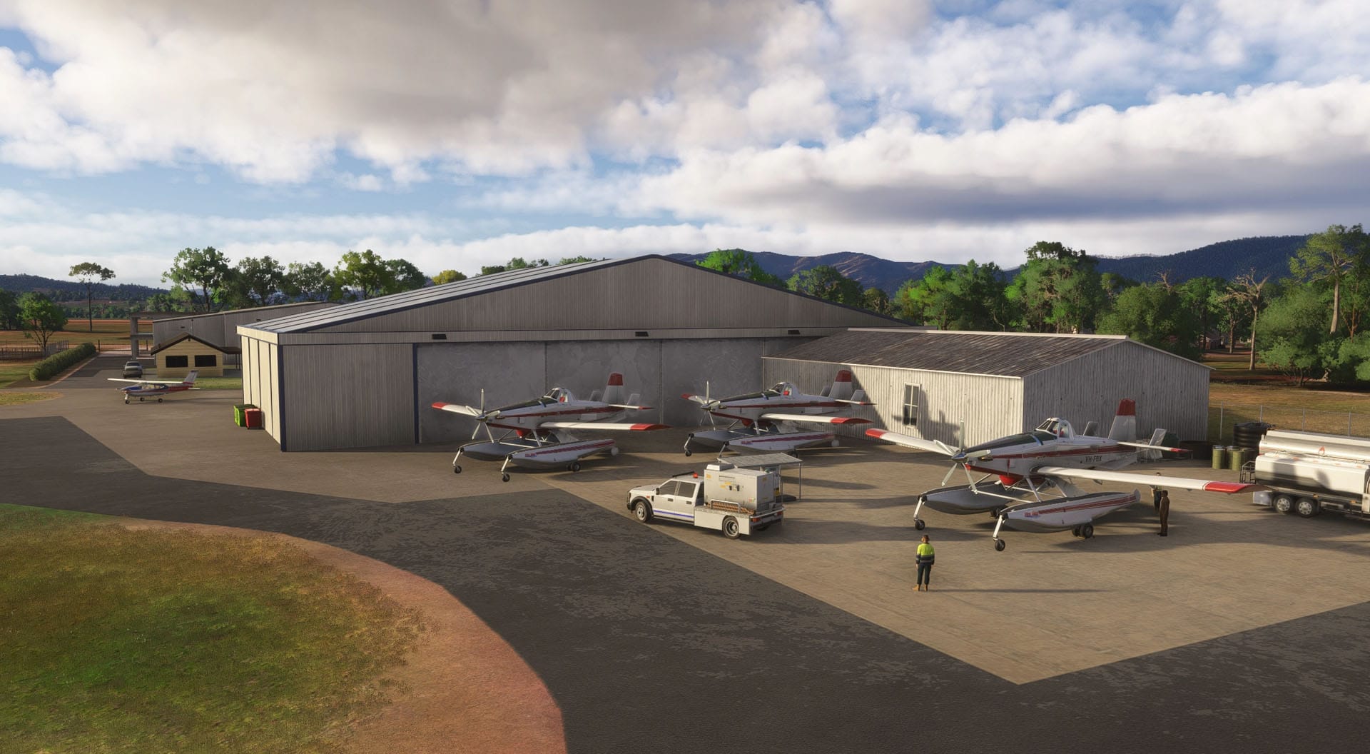 Freeware : Scone Memorial Airport incl. Hunter Warbirds publié