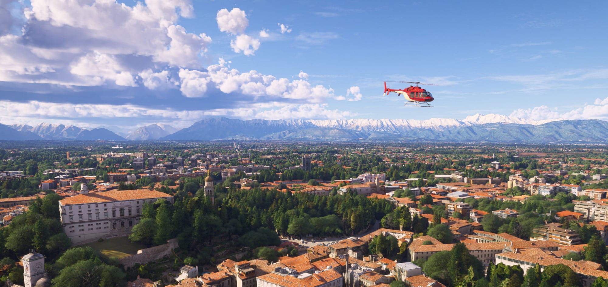 City Update 16 apporte l’Italie pour la première fois à Microsoft Flight Simulator