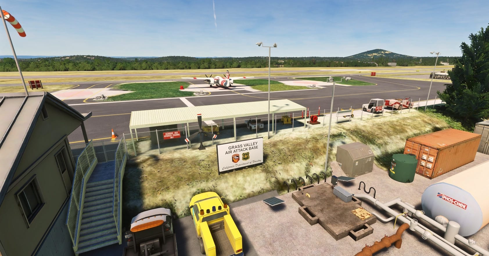 Nandengo12 publie une scène détaillée de l’aéroport du comté de Nevada pour MSFS