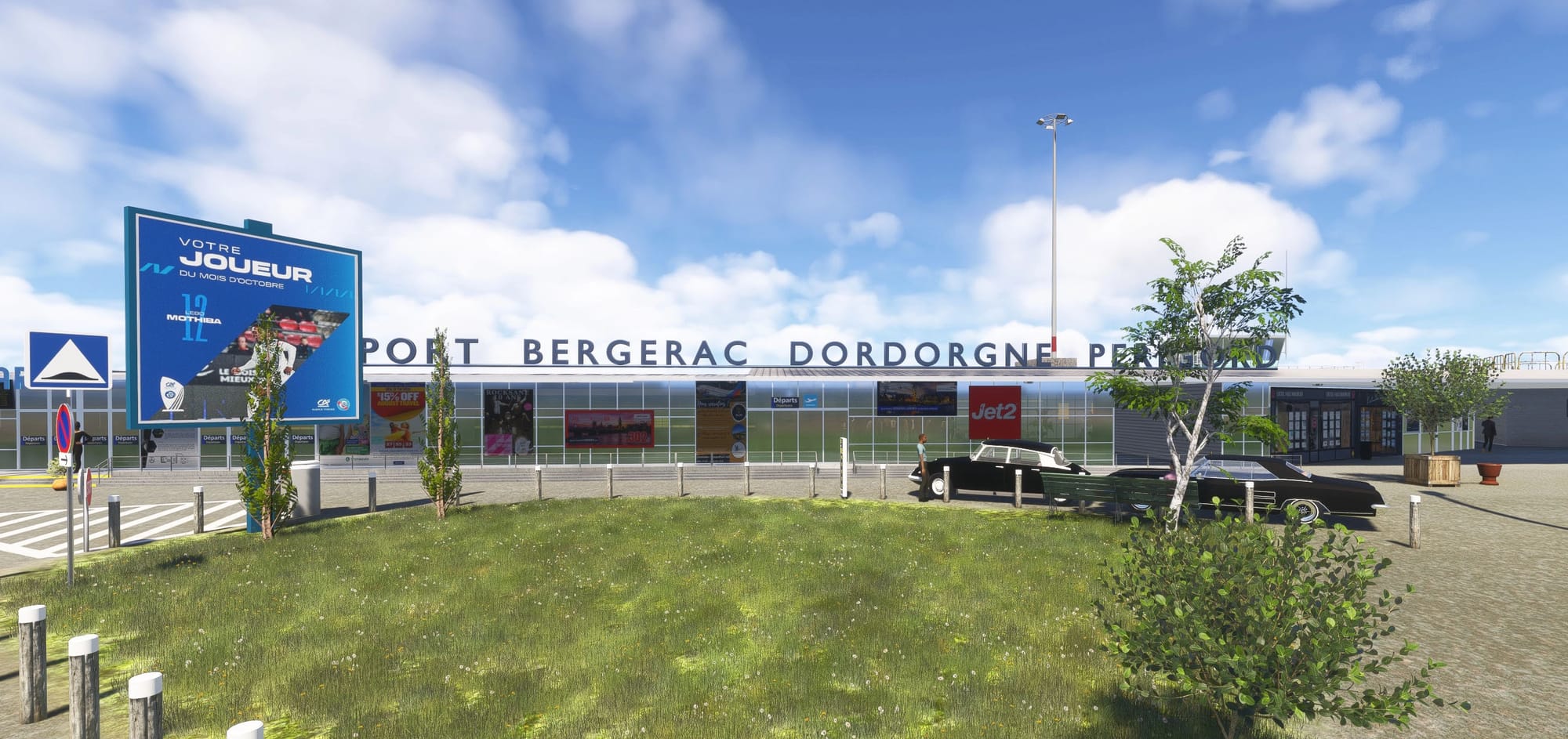 Aéroport Bergerac Dordogne Périgord publié pour Microsoft Flight Simulator 2024