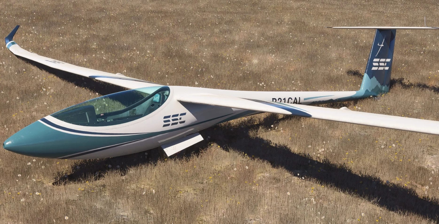 Planeur de course Jonker JS3-18 publié pour Microsoft Flight Simulator 2024