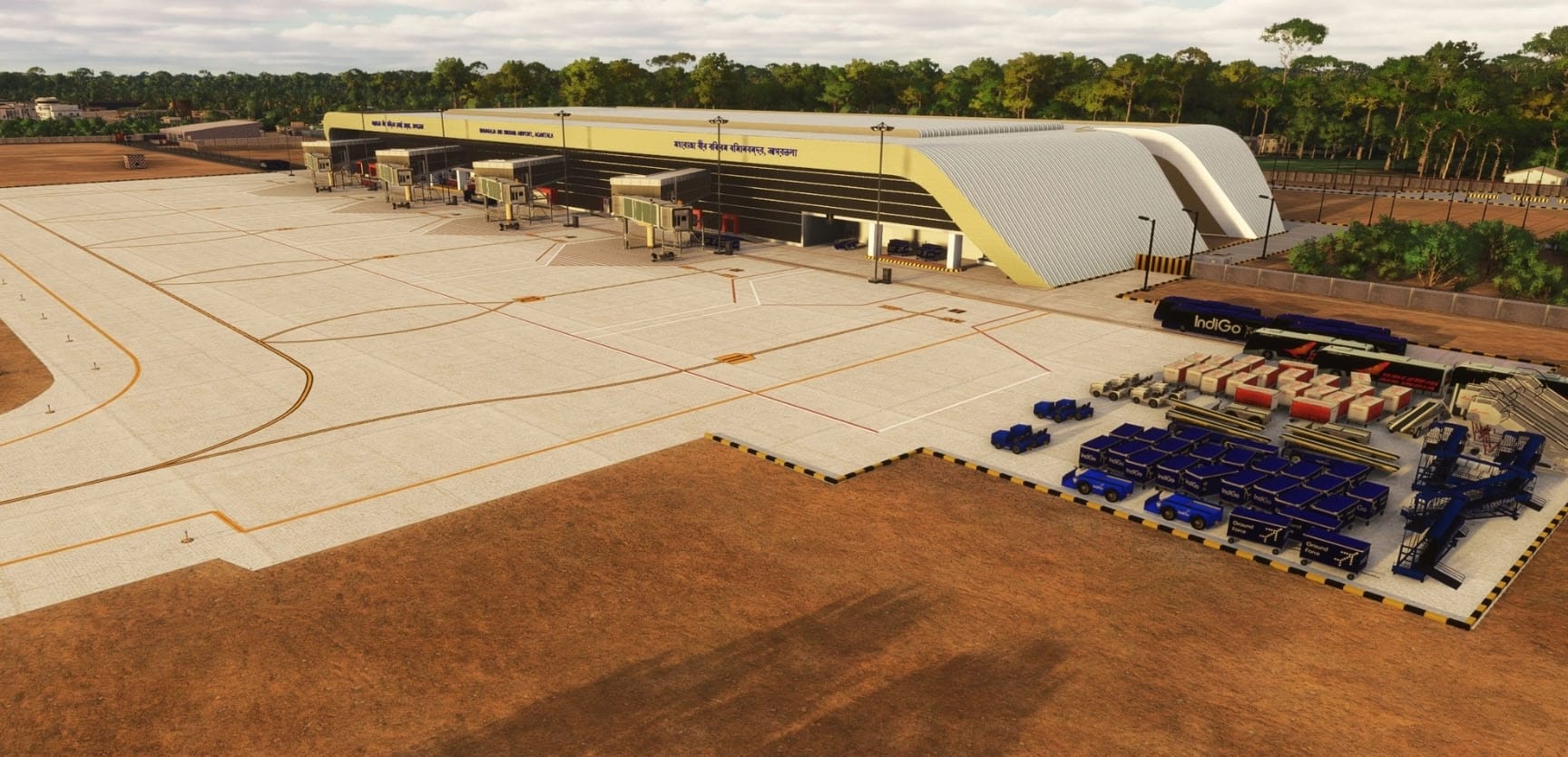 Trois ans de travail : l’aéroport freeware d’Agartala sorti pour MSFS