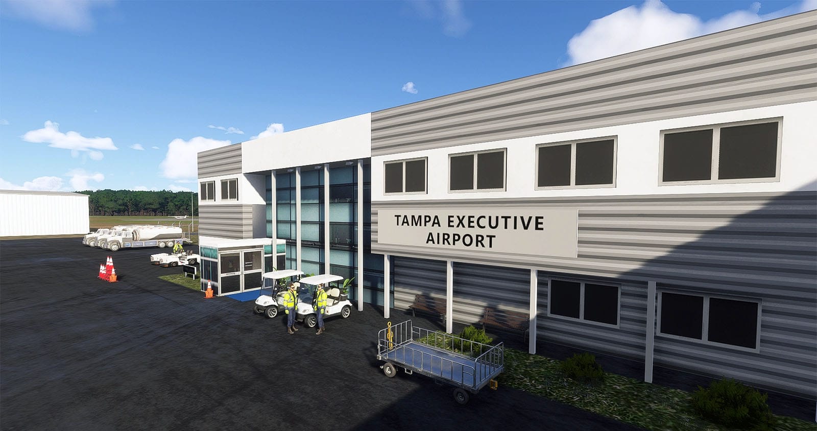 Cat3Dual veröffentlicht Freeware-Enhancement für den Tampa Executive Airport