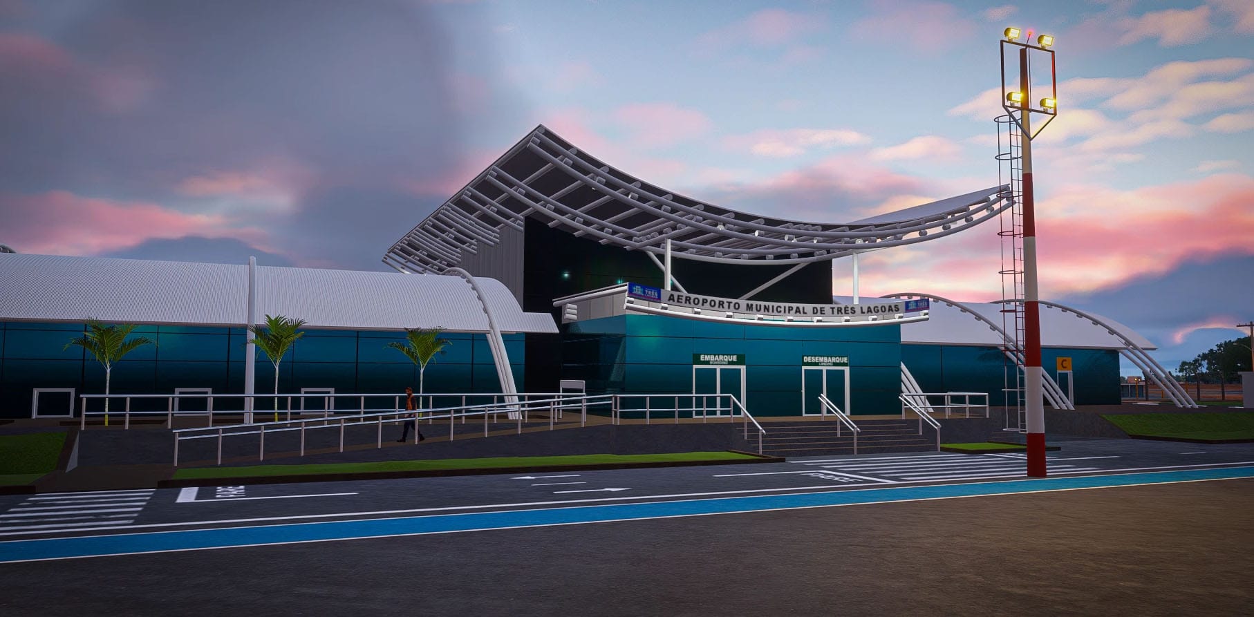 L’aéroport de Três Lagoas reçoit une refonte freeware détaillée