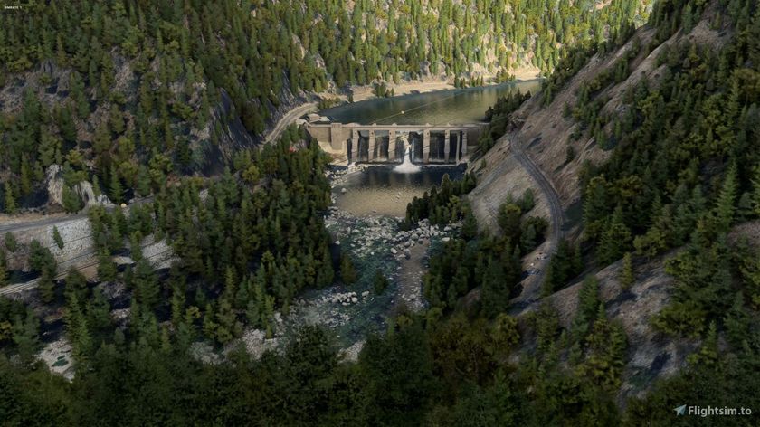 Freeware Enhancement for Californian Feather River Canyon