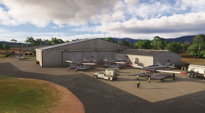 Freeware: Scone Memorial Airport incl. Hunter Warbirds Released