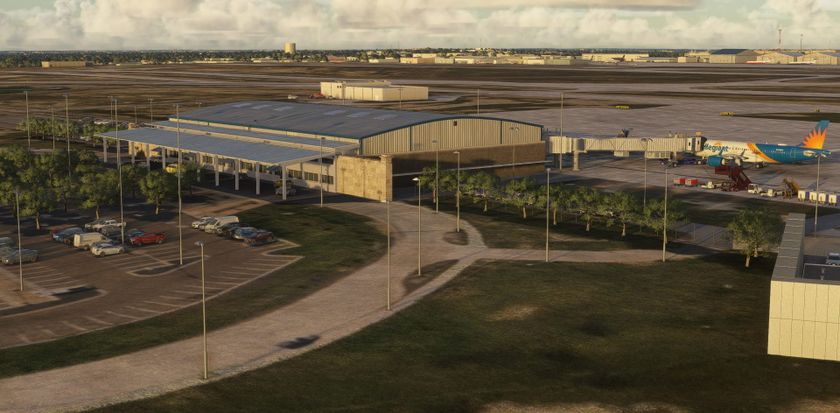 Cargo at the Border: Laredo International Freeware for Microsoft Flight Simulator 2024
