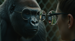 Bokito's Gaze: The Gorilla Attack That Inspired Bizarre Eye-Averting Glasses