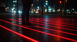 The Glowing Pavement Designed for Our Distracted Brains