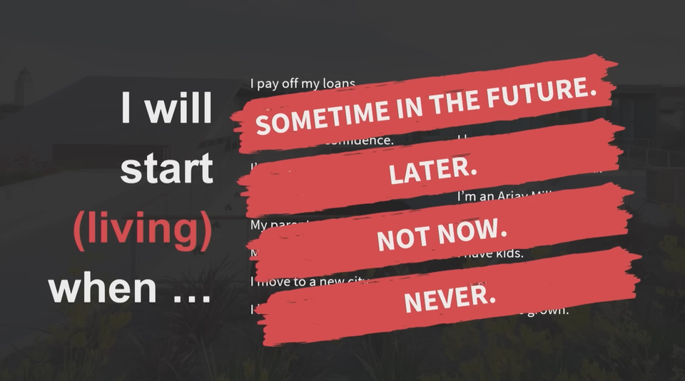 Overcoming the Paralysis of Excuses